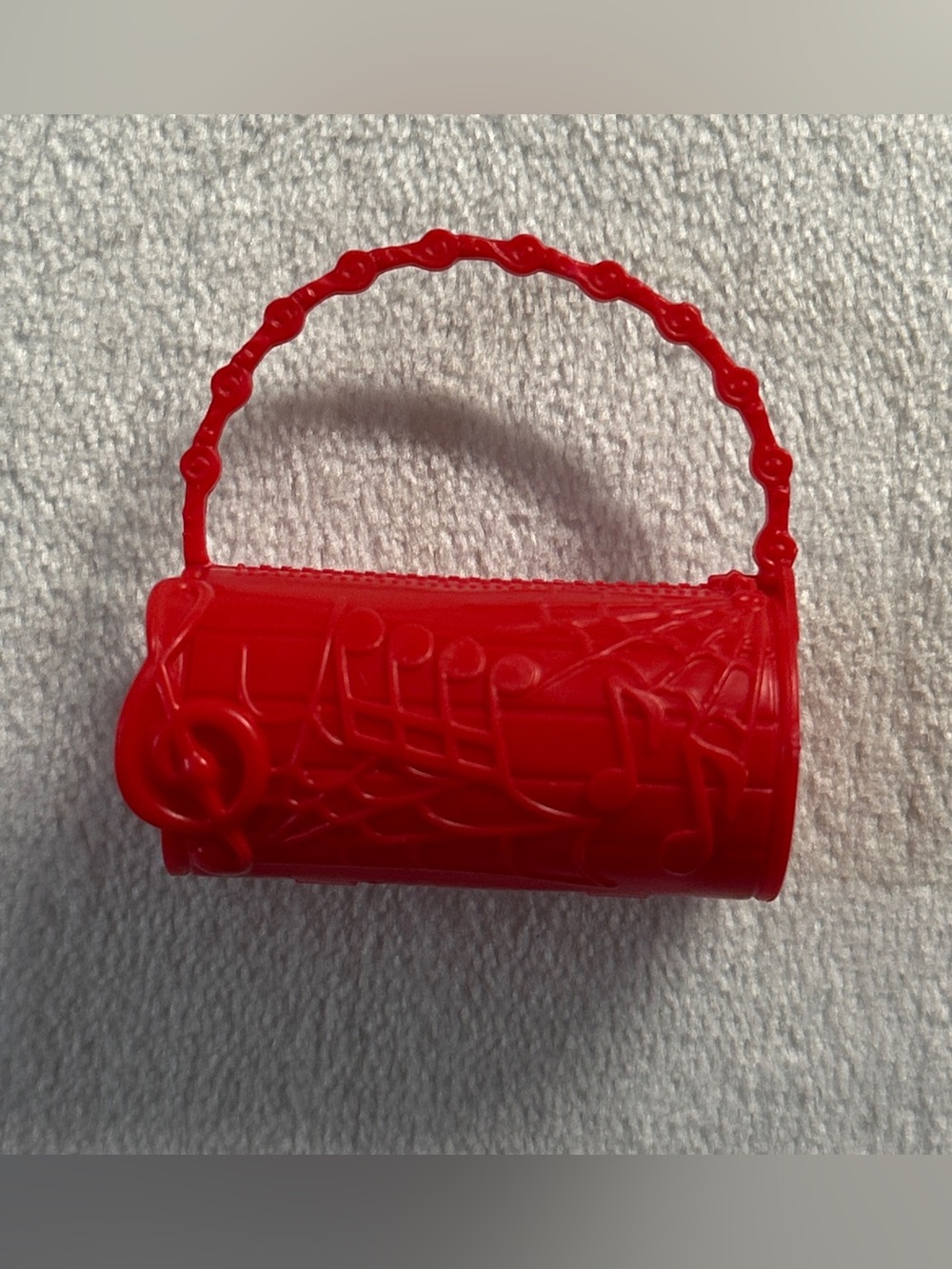 MONSTER HIGH "dance class" operetta red webbed music note purse